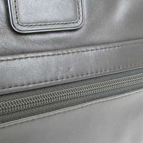 TUMI Slim Deluxe Portfolio 96110DH Men's Leather Briefcase Black - Picture 4 of 10